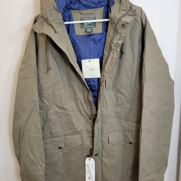 Woolrich Eco Rich Crestview Hooded Jacket - Picture 2 of 6